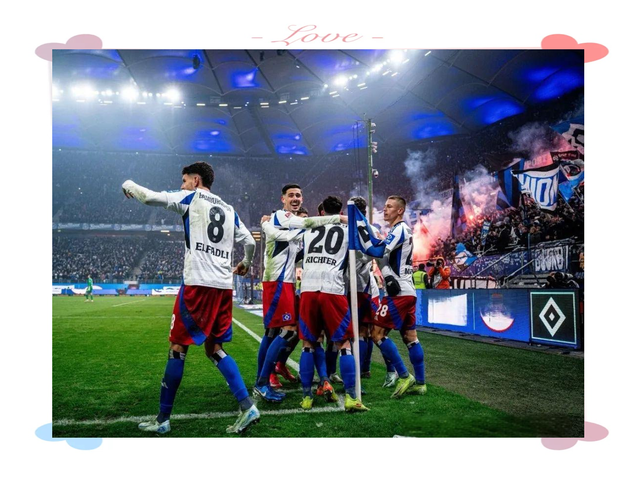 汉堡球队击败对手，获得胜利