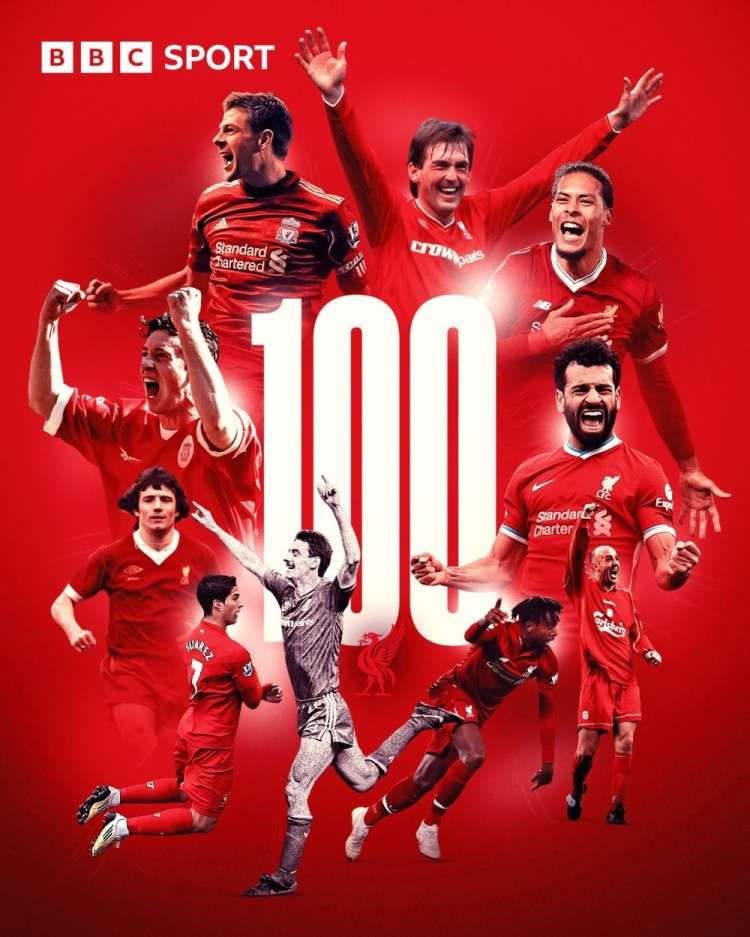 关于利物浦主场大获胜利，前锋连续破门的信息